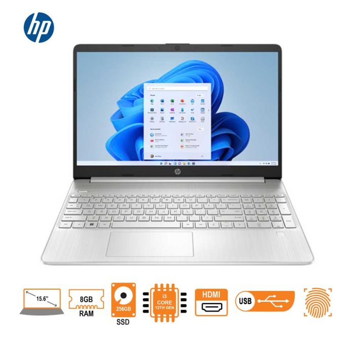 Giloshop Hp Notebook 15 Dy5131wm 156 Fhd Laptop 12th Gen Intel Core I3 1215u 8gb Ram 8608