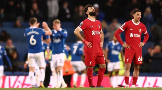 Liverpool’s Premier League Title Hopes Diminish After Defeat to Everton
